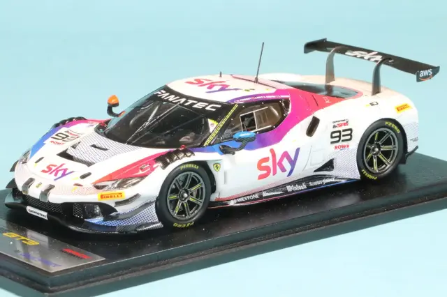 ルックスマート 1/43 SKY フェラーリ 296 GT3 スパ 24h 2024 No.93
