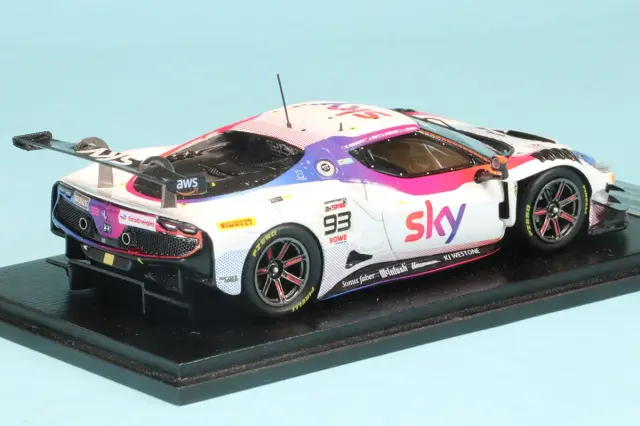 ルックスマート 1/43 SKY フェラーリ 296 GT3 スパ 24h 2024 No.93