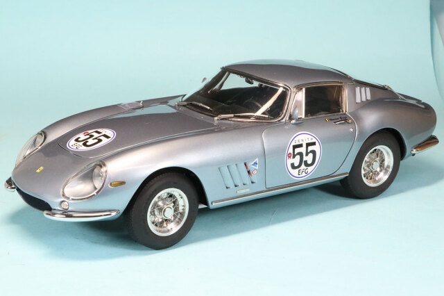CMC 1/18 フェラーリ 275 GTB/C ライトブルー #55 シャーシナンバー 9057 NART 1966 1000台限定 M-212