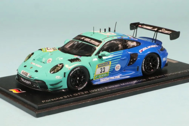 スパーク 1/43 ポルシェ 911 992 GT3 R ニュル 24h 2024 No.33