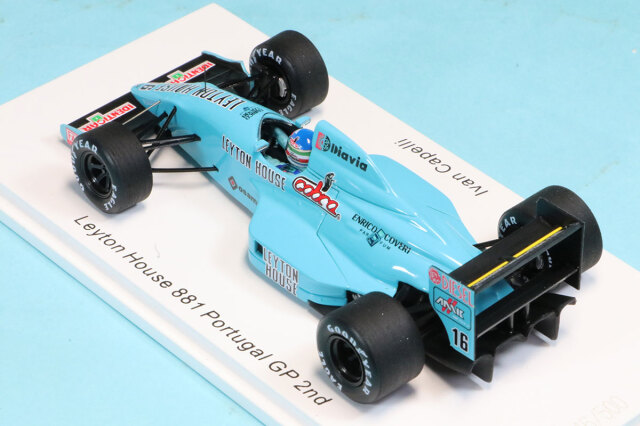 ロム特注スパーク 1/43 レイトンハウス マーチ 881 ポルトガル GP 1988 