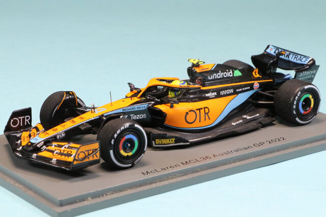 スパーク 1/43 マクラーレン F1チーム MCL36　オーストラリア 2022 L.ノリス　S8529 