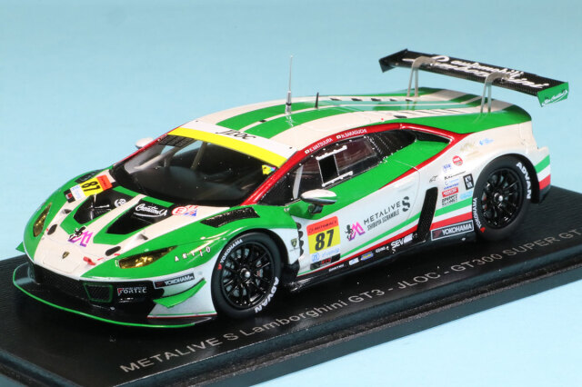 スパーク 1/43 メタライブ S ランボルギーニ ウラカン GT3 No.87 JLOC スーパーGT GT300 2024 松浦孝亮 坂口夏月　SGT182