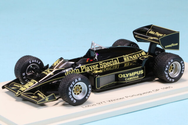 クラッシックロータス特注スパーク 1/43 ロータス 97T ポルトガルGP  1985 A.セナ F1初優勝 フィギュア無し　SP446