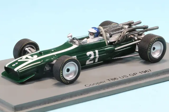スパーク 1/43 クーパー T86 アメリカGP 1967 J.イクス　S5296