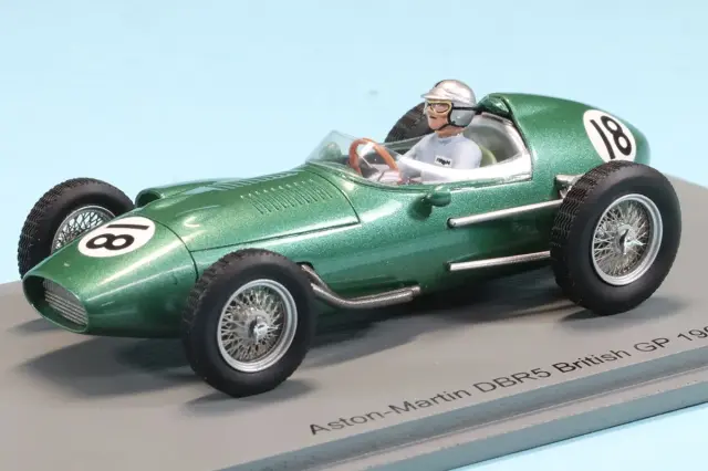 スパーク 1/43 アストンマーチン DBR5 イギリスGP 1960 R.サルヴァドーリ　S8145