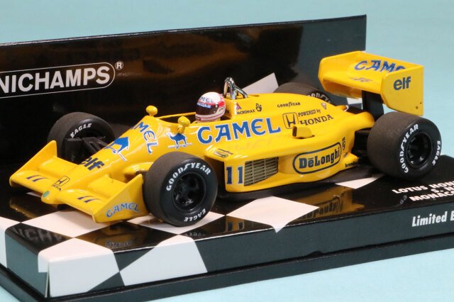 ミニチャンプス 1/43 ロータス 99T モナコGP  1987 中嶋悟　 デカール加工品　400870011