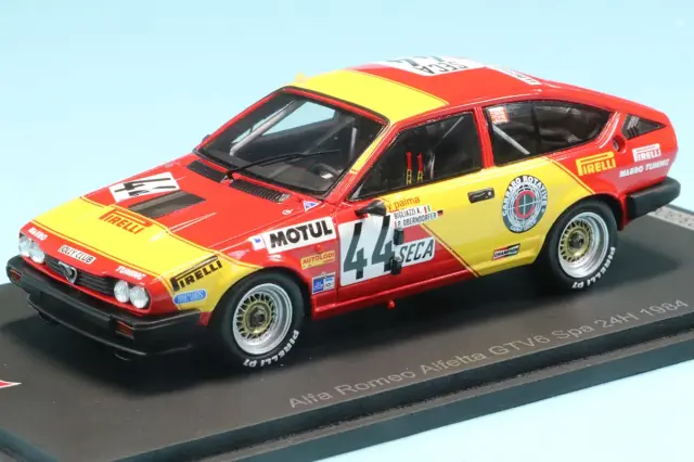スパーク 1/43 アルファロメオ GTV 6 スパ 24h 1984 No.44 SB427