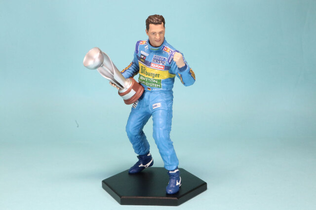 アートスケール 1/10 M.シューマッハ 1995 ワールドチャンピオン フィギュア　MS-20-FIG1995