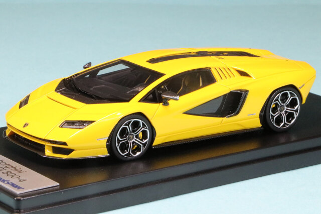 ルックスマート 1/43 ランボルギーニ カウンタック LPI 800-4 2021 イエロー　LS529C