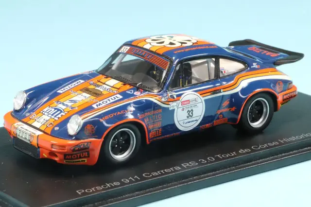 スパーク 1/43 ポルシェ 911 3.0 ツールドコルス ヒストリック ラリー 2024 No.33　SP649