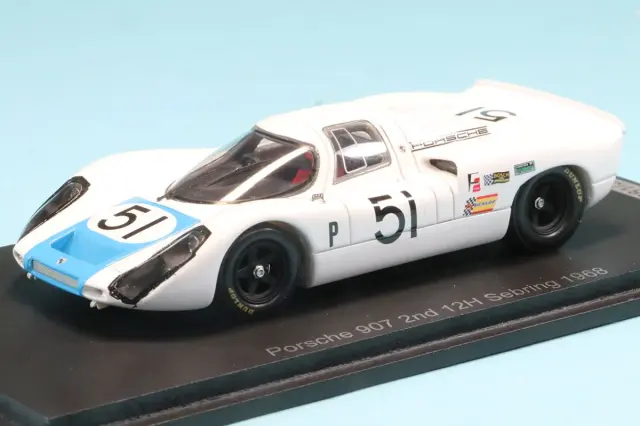 スパーク 1/43 ポルシェ 907 セブリング 12h 1968 NO.51　US272