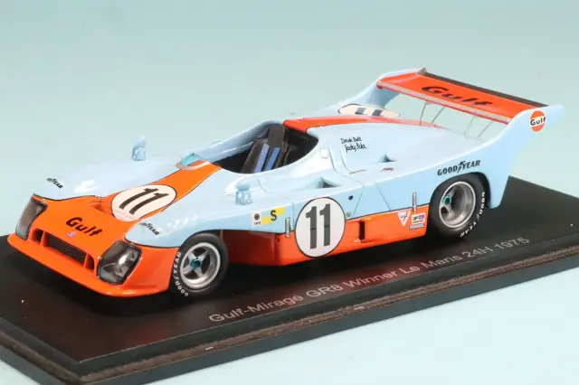 スパーク 1/43 ミラージュ GR8 ガルフ ルマン 1975 No.11 ウィナー　43LM75