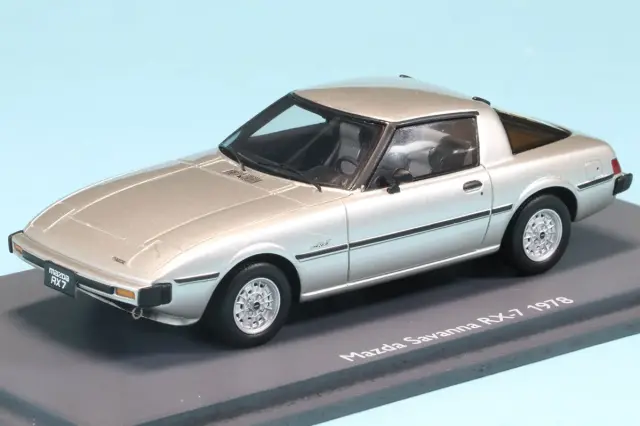 シュコー 1/43 マツダ サバンナ RX-7 1978-1985 シルバー　43U00155