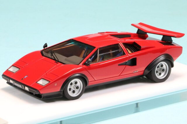 アイドロン 1/43 ランボルギーニ カウンタック LP400/500S “ウォルター・ウルフ” Ch.1120148 1975 レッド　EM439A