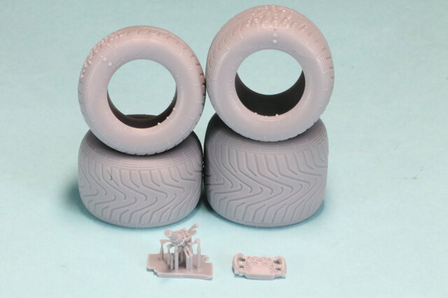 YY craft model 1/20 インターミディエイトタイヤ ステアリングパーツ付属 アルファモデル RB16B 2021 対応　YY20001