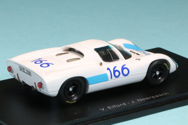 スパーク 1/43 ポルシェ 910/6 タルガフローリオ 1967 3rd No.166 S9238