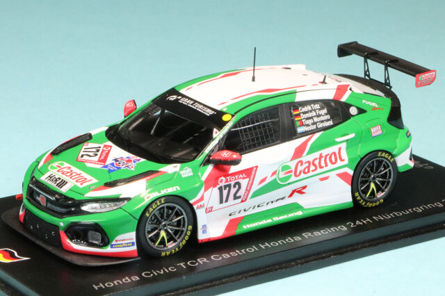 スパーク 1/43 ホンダ シビック TCR ニュルブルクリンク 24h 2021 No.172　SG770