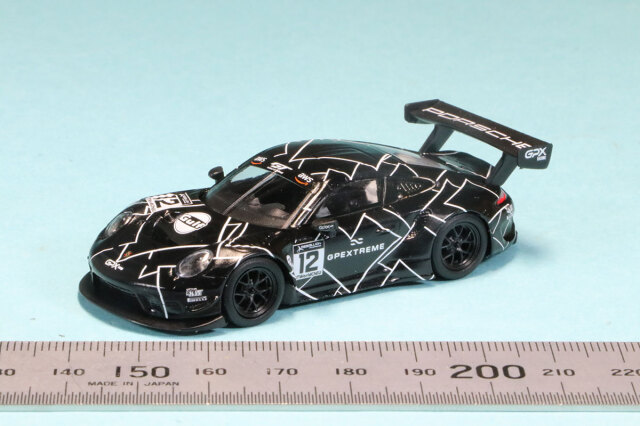スパーク 1/64 ポルシェ GT3 R "The Diamond" ポールリカール プラクティス No.12　Y200
