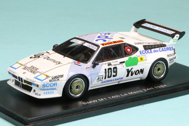 スパーク 1/43 BMW M1 ルマン 1984 No.109　S6409
