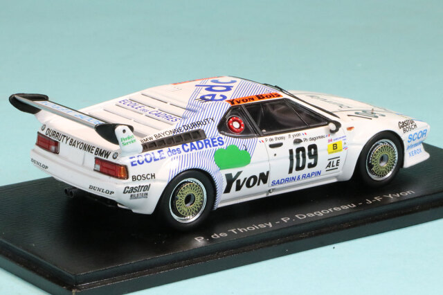 スパーク 1/43 BMW M1 ルマン 1984 No.109 S6409 ミニカーショップ ロム