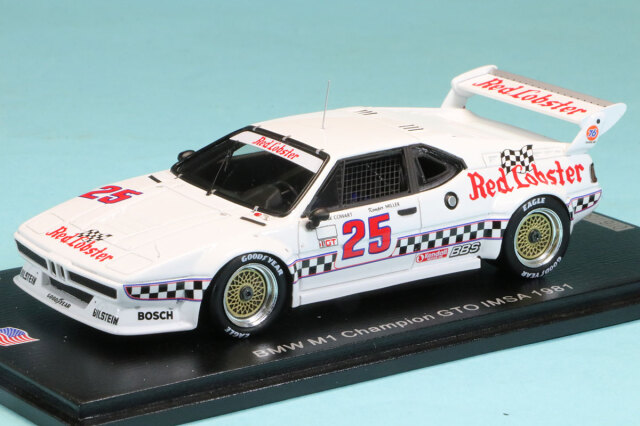 スパーク 1/43 BMW M1 IMSA GTO チャンピオン 1981 No.25　US088