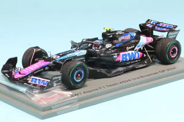 スパーク 1/43 アルピーヌ A524 ブラジルGP 2024 P.ガスリー F1