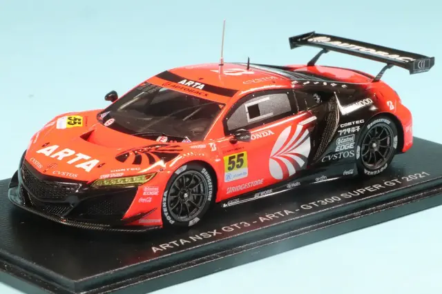 スパーク 1/43 ARTA ホンダ NSX GT3 スーパーGT GT300 2021 No.55 高木真一/佐藤蓮　SGT013