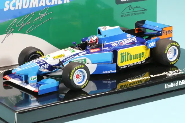 二台セットミハエル・シューマッハ ベネトンミニカーセット