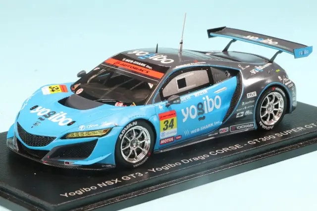 スパーク 1/43 ヨギボー ホンダ NSX GT3 スーパーGT GT300 2021 No.34 道上龍/密山祥吾　SGT016
