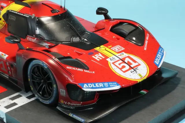 Ferrari 499P Hypercar N*51 Winner Le Mans 2023 DIRTY End Of