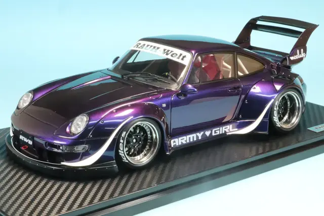イグニッションモデル 1/18 RWB 993 パープルメタリック　IG3739