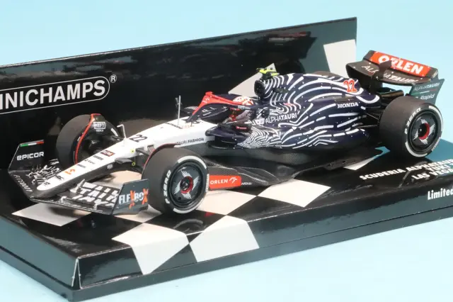ミニチャンプス 1/43 アルファタウリ AT04 角田裕毅 ラスベガスGP 2023　417232222
