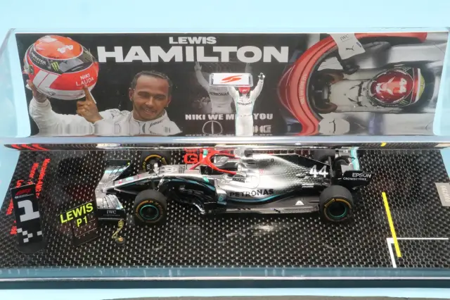 ミニチャンプス 1/43 メルセデス W10 ハミルトン2019年モナコGP優勝 Minichamps 1:43 L. Hamilton Mercedes-AMG F1 W10 #44 ドイツ人