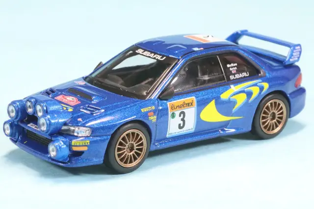 MINI-GT 1/64 スバル インプレッサ WRC98 モンテカルロラリー 1998 3rd No.3(左ハンドル)　MGT00975-L
