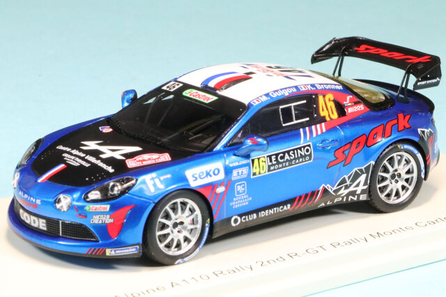 スパーク 1/43 アルピーヌ A110 ラリー モンテカルロラリー 2022 No.46　S6698