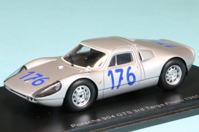 スパーク 1/43 ポルシェ 904/6 タルガフローリオ 1965 3rd No.176　S9231