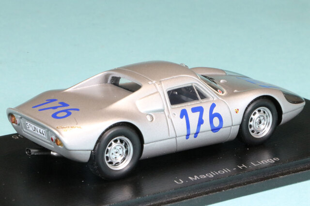スパーク 1/43 ポルシェ 904/6 タルガフローリオ 1965 3rd No.176 S9231