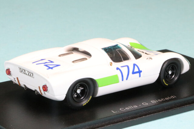 スパーク 1/43 ポルシェ 910/6 タルガフローリオ 1967 2nd No.174 S9237