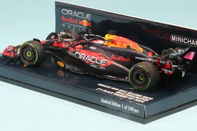 ミニチャンプス 1/43 レッドブル RB20 イギリスGP 2024 2位入賞 M