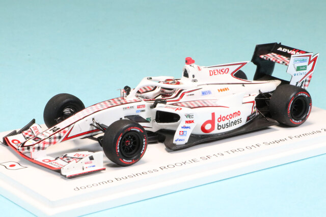 返品交換不可　スパーク 1/43 ドコモ docomo business ROOKIE トヨタ TRD 01F No.14 SF19 スーパーフォーミュラー 2022 大嶋和也 限定500台　SJ119