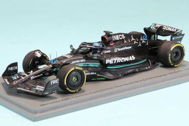 スパーク 1/43 メルセデス AMG W14 イギリス GP 2023 G.ラッセル 5th.　S8591