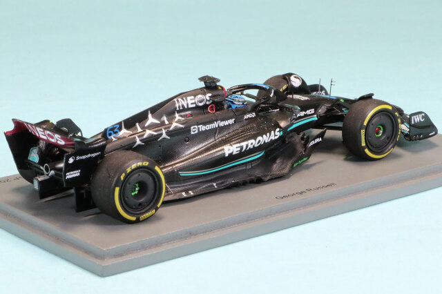 スパーク 1/43 メルセデス AMG W14 イギリス GP 2023 G.ラッセル 5th