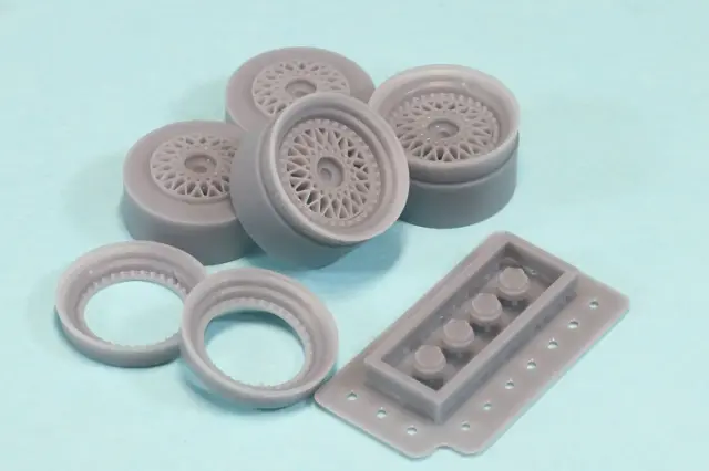 [予約] ケイSTYLE! 1/24 15 インチ BBS-RS ホイール ケイSTYLE! CU12対応　KS-PA57
