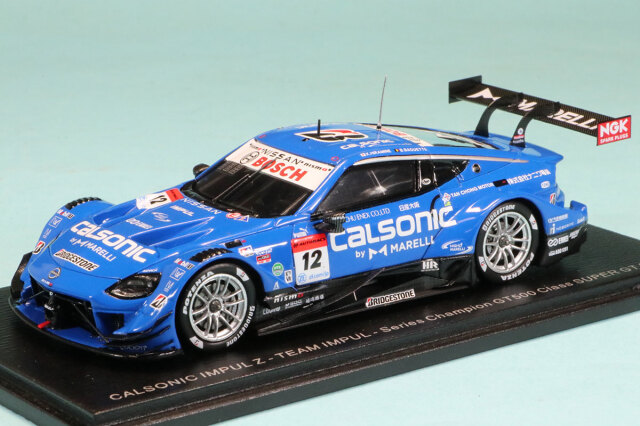 スパーク 1/43 カルソニック インパル ニッサン Z スーパーGT2022　 カルソニックで最後の総合優勝　GT500 No.12 平峰一貴/ベルトラン・バゲット　SGT021