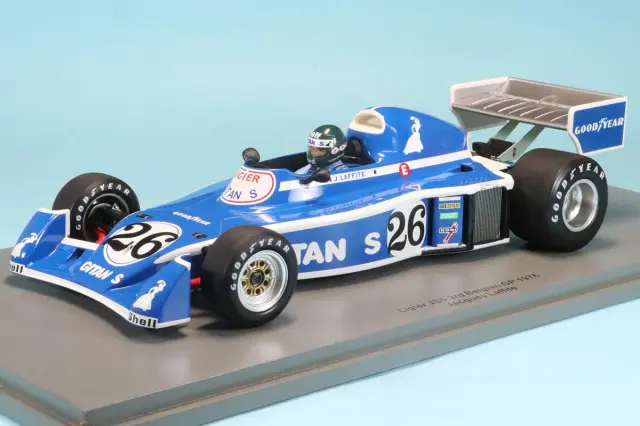 スパーク 1/18 リジェ JS5 ベルギーGP 1976 J.ラフィット ケース付き　18S711