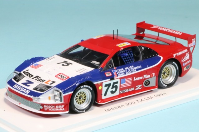 ミニカー 3000pcs スパーク 1/43 ニッサン 300 ZX ルマン 24h 1994 No.75 S7740