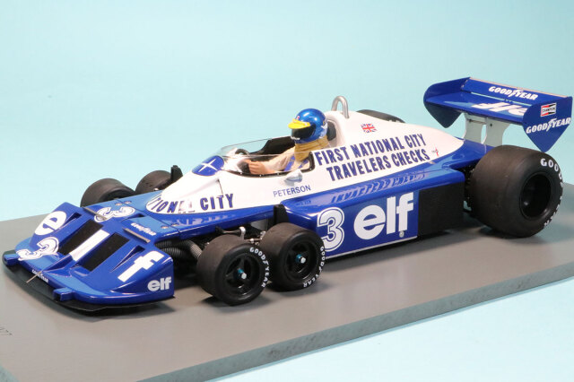 スパーク 1/18 ティレル P34 イタリアGP 1977 6th R.ピーターソン　18S573