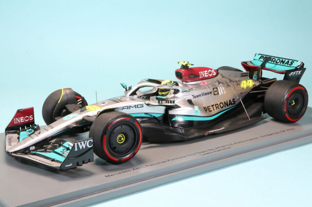 スパーク 1/18 メルセデス AMG ペトロナス W13 バーレーンGP 2022 3rd L.ハミルトン　18S745