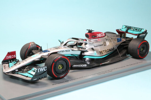 スパーク 1/18 メルセデス AMG ペトロナス W13 バーレーンGP 2022 4th 